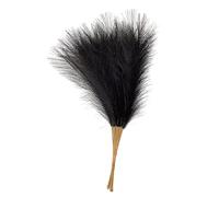 Artificial Pampas Grass, Simulated Pampas Grass Multicolor 21.65 inches Pack Of 10(Black)