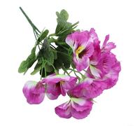 Artificial Pansy Flowers Crafted From Silk For Use In Residential Commercial And Institutional Interior Exterior Settings(Red Lotus)
