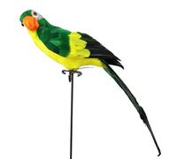 Artificial Parrot,Multiuse Bird Action Figures - Yard Ornaments For Home Office Private Garden Zoo Public Park Holiday Party And Wedding Ceremony
