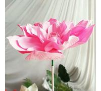 Artificial PE Giant Lotus Flower Simulation Lotus Home Decoration Display Hotel Decoration Art Decoration-pink-50cm