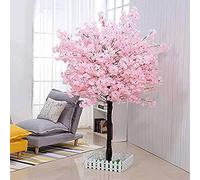 Artificial Peach/Cherry Blossom Trees, Large Artificial Trees Simulation Plants Interior Decoration Tree Hotel Living Room Wedding Shopping Mall Decoration B-1.8x1m/5.9x3.2ft