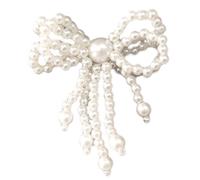 Artificial Pearls Bowknot Hair Accessory Handmade Hair Clip Making Kits Craft Headband Appliques Sewing Headwear Garment