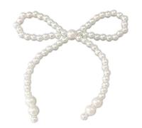 Artificial Pearls Bowknot Hair Accessory Handmade Hair Clip Making Kits Craft Headband Appliques Sewing Headwear Garment