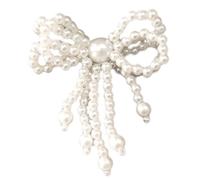 Artificial Pearls Bowknot Hair Accessory Handmade Hair Clip Making Kits Craft Headband Appliques Sewing Headwear Garment