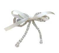 Artificial Pearls Bowknot Hair Clip French Hairpin Girl Barrettes Braid Clip Female Hair Shaping Decors Side Hair Bows