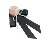 Artificial Pearls Brooch Pin Ribbon Bowknot Design Brooch Great For Women Girl Formal Event And Everyday Wear Jewelry Fashion