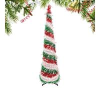 Artificial Pencil Christmas Tree - 6ft Slim Holiday Decoration, Compact Seasonal Ornament, Festive Indoor Display | Decorative Christmas Tree For Home Fireplace Apartment Porch Office