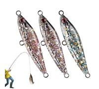 Artificial Perch, 3 Pieces Sparkling with Sequins Throwing Equipment | Trout Spoons | for Lakes Rivers Coastal Basins Ports and Salt and Sweet Waters
