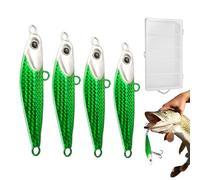 Artificial Perch Baits 4 Pieces Realistic Metal Artificial Simulated Metal Sea Water Ice Lake River Trolling Outdoor