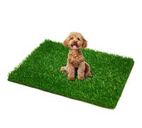 Artificial Pet Pee Grass Mat for Puppy, Pet Turf Fake Grass Replacement Pad for Dog Potty Training, Indoor and Outdoor (46 x 58.5 cm)