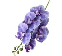 Artificial Phalaenopsis for orchid Bouquet 60cm Silk Flower Artificial(Deep Purple)