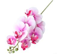 Artificial Phalaenopsis for orchid Bouquet 60cm Silk Flower Artificial(Pink-purple)