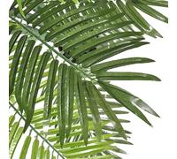 Artificial Phoenix Palm Tree with Pot 130 cm, Artificial Plant Made of Polyester, Easy Care and Weatherproof, Ideal for Living Room, Office, Balcony and Garden, Standing with 28 Leaves