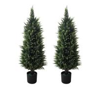 Artificial pine and cypress trees, indoor and outdoor pine home furnishings, artificial green plants, bonsai, pine ornaments, landscaping Christmas trees