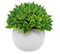 Artificial Pine Bonsai Style Plant With Detailed Needle Texture For Home Office Wedding Table Decoration(Green)