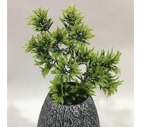 Artificial Pine Bonsai Tree for Home Office and Event Decorating, Simulation Potted Plant for Indoor Use in Restaurants, Schools, Weddings and Parties (Thuja Pine)