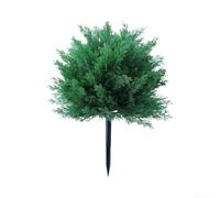 Artificial Pine Branch 55cm UV Resistant Green | for premium PE material, lifelike texture, vibrant dark green color, 55cm height, realistic pine look