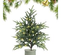 Artificial Pine Branches - Artificial Foliage Selections with LED Light,Christmas Lighted Branches for Vases | for Outdoor Porches Fireplaces Main Door Living Room Garden Shelf