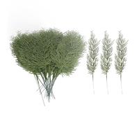 Artificial Pine Branches Premium Quality Faux Cedar Stems Long Lasting Christmas Tree Decor for Holiday Wreaths Bouquets ABS Material 40Pcs