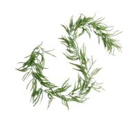Artificial Pine Cypress Vine Garland - Welcome Mantle Decorations Hanger - Real Touch Artificial Greenery Cedar Garland,for Stairs Fireplace Farmhouse Home Party