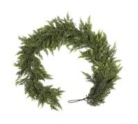 Artificial Pine Garland for Holiday Decoration Realistic Greenery Garland for Mantels, Fireplaces, and Staircases Made from PE Material (1.8 m)