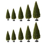 Artificial Pine Trees Miniature Adornments 10 Pcs