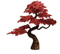 Artificial Pine with Red Leaves, Floor-to-Ceiling Display for Grand Hotel Lobbies & Office Atriums(3mx2.5m)