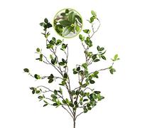Artificial Plant 43.3 Inch Green Branches Leaf Shop Garden Office Home Decoration (2 pcs)