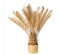 Beliani Artificial Plant ARECA PALM TREE 70 cm Gold, Gold