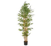 Beliani Artificial Plant BAMBOO 220 cm Green, Green