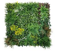 Artificial Plant Flower Living Wall Panels Realistic- Indoor/Outdoor - 1m x 1m - Home, Garden, Office, Cafe, Shop, Salon, Wedding