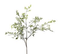 Artificial Plant Leaves Bunches, 43.3 Inch Nandina Domestica Tall Faux Plant Stems, Greenery Decor Stems Artificial Plant Leaves Branches for Vase Bouquets Wedding Floral Arrangement(#1)