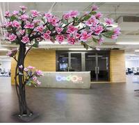 Artificial Plant Tall Artificial Magnolia Flower Tree, Tall Faux Plant For Home Decor,Fake Magnolia Flower Trees For Indoor And Outdoor Living Decoration(1.8 * 1.2m/70 * 47in)