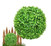 Artificial Plant Topiary Ball, Artificial Grass Dome Ball Plants Grass Ball, UV Resistant Faux Plants Decorative Balls, Simulated Boxwood Ball, Hanging Fake Plants Ball for Home Decor