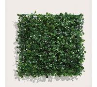 Artificial Plant Wall Decoration 5 Pcs Green Panels for a Touch of Nature in 25x25cm Size (B)