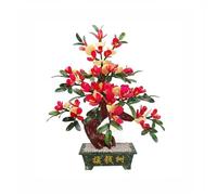 Artificial Plants Artificial House Plants Decoration Jade bonsai Chinese ornament for Balcony Garden(Large)