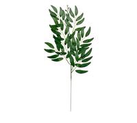 Artificial Plants Fake,Desk Plant 5pc/15pc Artificial Ruscus Green Leaf Garland Branches Hanging Greenery Spray Wedding Bouquet Arch Table Centerpieces Home Decor(Green,15pcs)