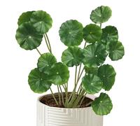Artificial Plants for Indoor Use - Seven Leaf Green Artificial Plants - Fade Resistant Green Plants Decoration for Living Room Office Balcony Patio
