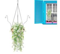 Artificial Plants Hanging Realistic Faux Garden Decor
