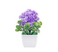 Artificial Plants Mini Artificial Plants Green Cactus Small Succulent Plastic Plants Fake Aloe Flower Potted Ornaments for Table Decoration Craft Bonsai Pine Tree (Color : 1)