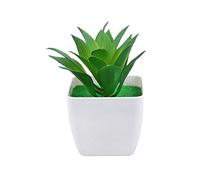 Artificial Plants Mini Artificial Plants Green Cactus Small Succulent Plastic Plants Fake Aloe Flower Potted Ornaments for Table Decoration Craft Bonsai Pine Tree (Color : L)
