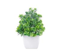 Artificial Plants Mini Artificial Plants Green Cactus Small Succulent Plastic Plants Fake Aloe Flower Potted Ornaments for Table Decoration Craft Bonsai Pine Tree (Color : D)