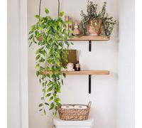 Artificial Plants Outdoors,Fake Flowers Greenery Plant for Wall Indoor Party Home Balcony Wedding Decoration,Green Pea