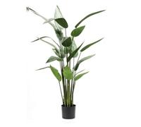 Artificial Plants Realistic Potted Heliconia Faux Plant - 125cm - UV & Fade Resistant Large Indoor Fake Plant for Home Decor or Office Use