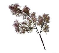 Artificial Plastic Peacock Pine Frosted Flower Arrangement for Home Use, Designed to Resist Wilting and Maintain Visual Appeal, Suitable for Various Indoor Locations (Pink purple)