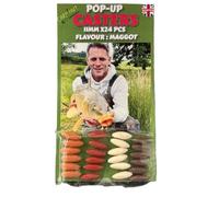 Artificial Pop Up Flavour Infused Maggot Casters for Carp and Coarse Fishing 11mm x24 pcs (Mixed Colours) Sale Price Introductory Offer for the first 20 Customers only