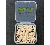 Artificial Pop Up Flavour Infused PINKIE Maggots for Carp and Coarse Fishing 12mm x120 (Off White)
