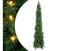 Artificial Pre-lit Christmas Tree with LEDs Artificial Tree Decoration vidaXL
