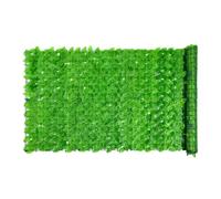 Artificial Privacy Fence Screen Roll 0.5x3m Plastic Green | Realistic Leaf Look, Easy Installation, Maintenance Free Greenery, for Outdoor Decoration, Wall and Railing
