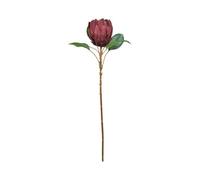 Artificial Protea Silk Flowers with Stem: Lifelike Bouquet for Weddings, Home Decor - 70cm Tall, 13cm Head Size (Chestnut)